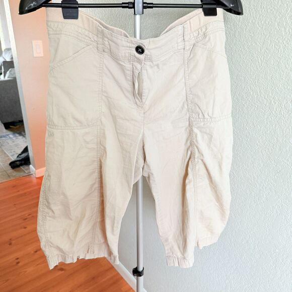Chicos Long Bermuda Boy Short Board Short Hiking Camping Fishing Womens Short 10 - Picture 1 of 5